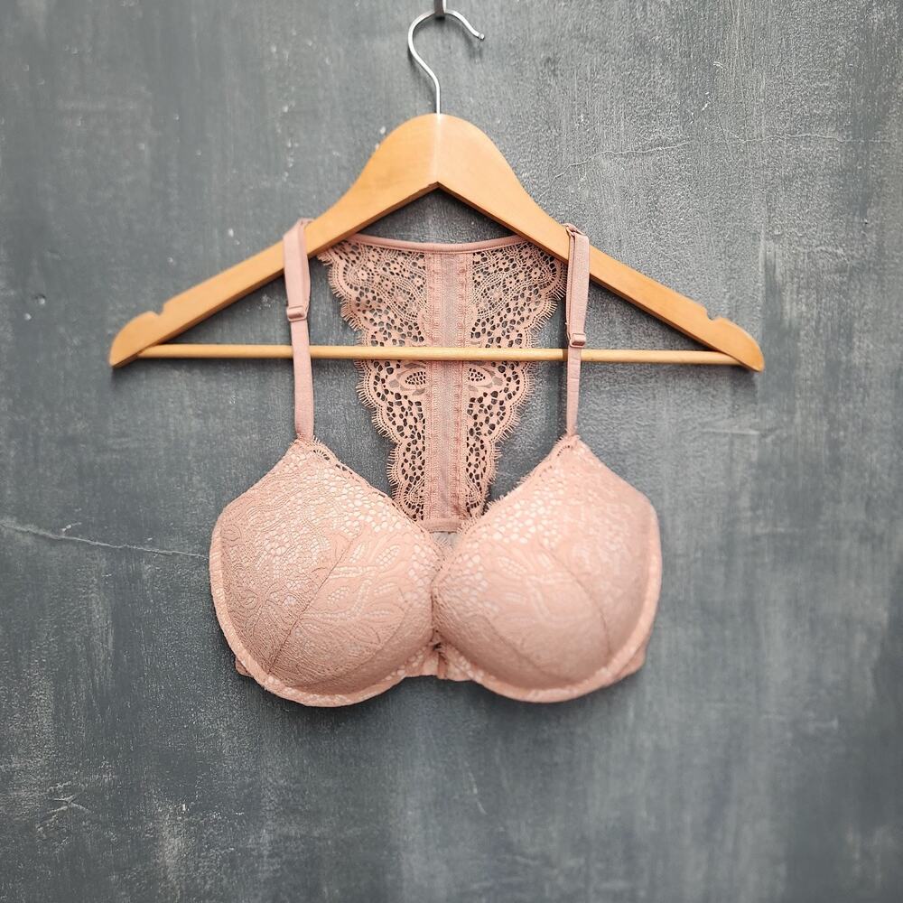 Victoria's Secret Very Sexy Push-up Lace Underwire Padded Front Closure 34dd